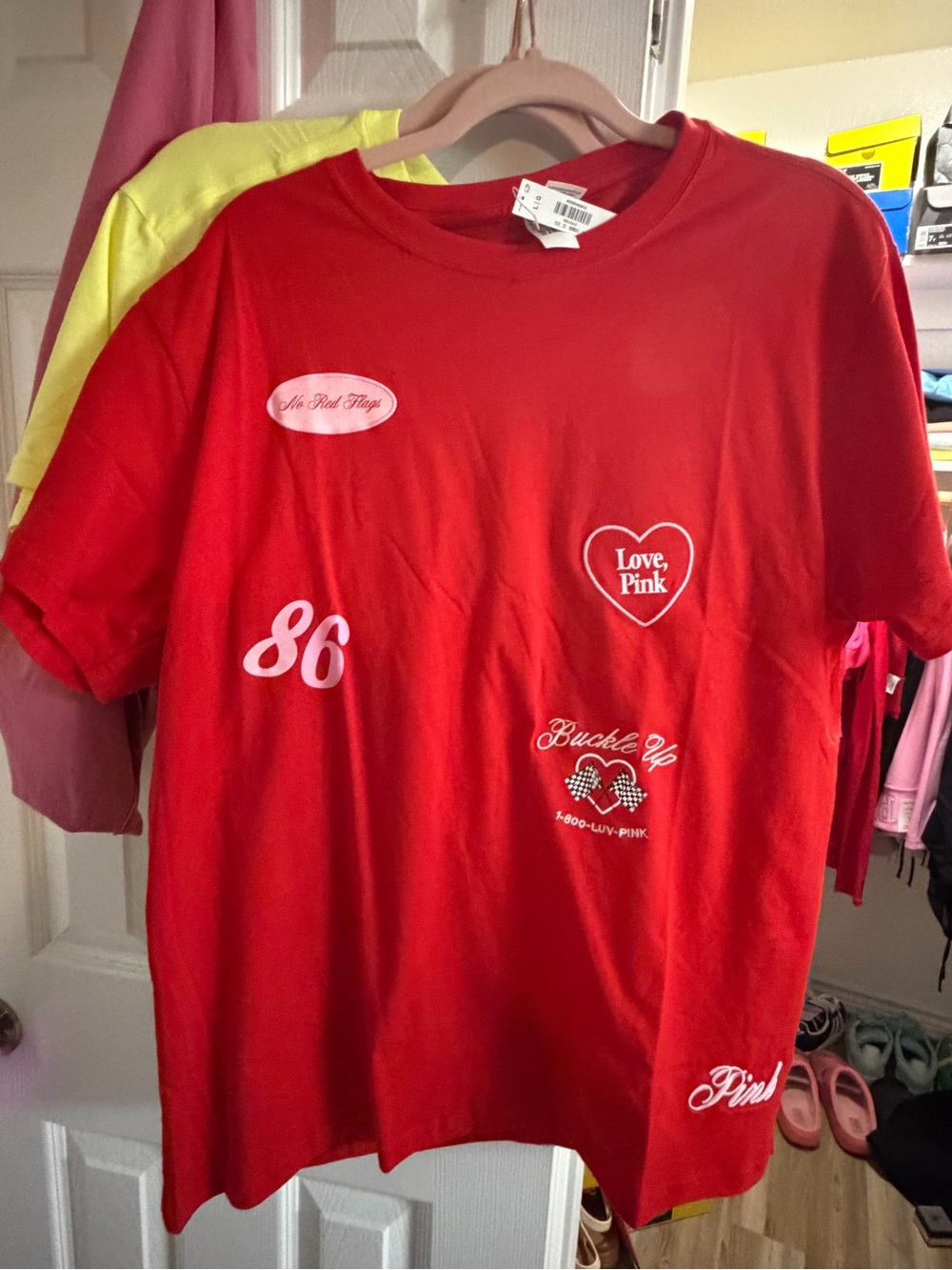 Woman’s PINK Campus Tee